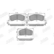 Jeu de 4 plaquettes de frein avant JURID 572342J - Visuel 1