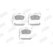 Jeu de 4 plaquettes de frein avant JURID 572380J - Visuel 2