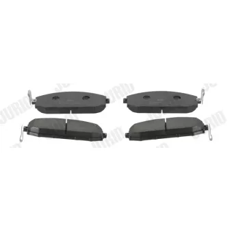 Jeu de 4 plaquettes de frein avant JURID 572448J