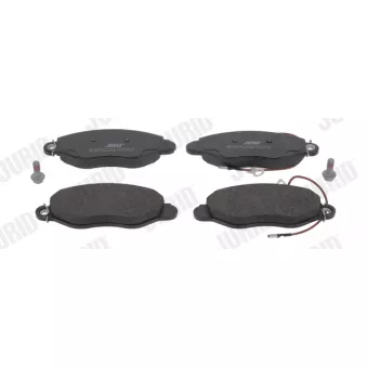 Jeu de 4 plaquettes de frein avant JURID 572564J