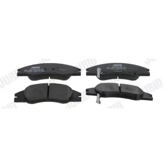 Jeu de 4 plaquettes de frein avant JURID 572585J