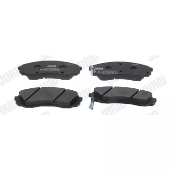 Jeu de 4 plaquettes de frein avant JURID 572619J