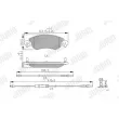 Jeu de 4 plaquettes de frein avant JURID 573026J - Visuel 1