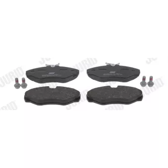 Jeu de 4 plaquettes de frein avant JURID 573058J