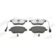 Jeu de 4 plaquettes de frein avant JURID 573075J - Visuel 2
