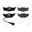 Jeu de 4 plaquettes de frein avant JURID 573111J - Visuel 2