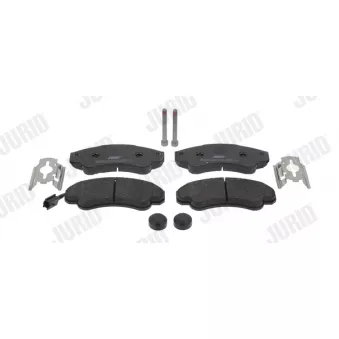 Jeu de 4 plaquettes de frein avant JURID 573114J