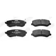 Jeu de 4 plaquettes de frein avant JURID 573118J - Visuel 2