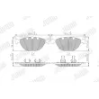 Jeu de 4 plaquettes de frein avant JURID 573150J - Visuel 1