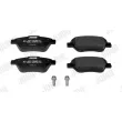 Jeu de 4 plaquettes de frein avant JURID 573170J - Visuel 2