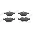 Jeu de 4 plaquettes de frein avant JURID 573187J - Visuel 1