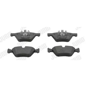 Jeu de 4 plaquettes de frein avant JURID 573187J