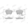 Jeu de 4 plaquettes de frein avant JURID 573196J - Visuel 1