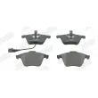 Jeu de 4 plaquettes de frein avant JURID 573197J - Visuel 1