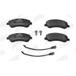 Jeu de 4 plaquettes de frein avant JURID 573275J - Visuel 3