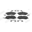 Jeu de 4 plaquettes de frein avant JURID 573280J - Visuel 1