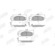 Jeu de 4 plaquettes de frein avant JURID 573340J - Visuel 1
