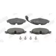 Jeu de 4 plaquettes de frein avant JURID 573390J - Visuel 1