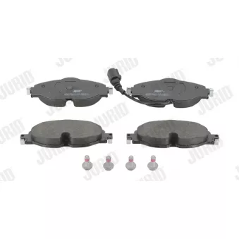 Jeu de 4 plaquettes de frein avant JURID 573390J
