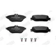 Jeu de 4 plaquettes de frein avant JURID 573403J - Visuel 2