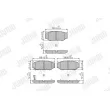 Jeu de 4 plaquettes de frein avant JURID 573417J - Visuel 1