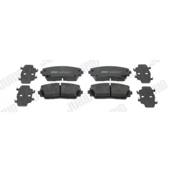 Jeu de 4 plaquettes de frein avant JURID 573420J