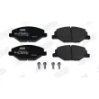 Jeu de 4 plaquettes de frein avant JURID 573601J - Visuel 2