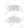 Jeu de 4 plaquettes de frein avant JURID 573620J - Visuel 3