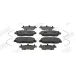 Jeu de 4 plaquettes de frein avant JURID 573807J - Visuel 1