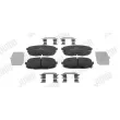 Jeu de 4 plaquettes de frein avant JURID 573813J - Visuel 1