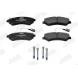 Jeu de 4 plaquettes de frein avant JURID 573849J - Visuel 3