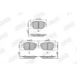 Jeu de 4 plaquettes de frein avant JURID 573920J - Visuel 2