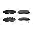 Jeu de 4 plaquettes de frein avant JURID 573946J - Visuel 3