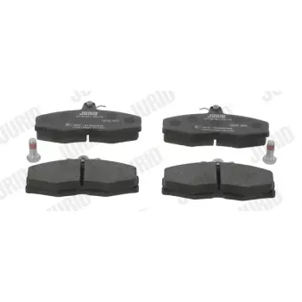 Jeu de 4 plaquettes de frein avant JURID 573948J