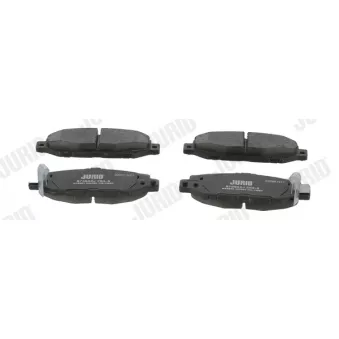 Jeu de 4 plaquettes de frein arrière JURID 573952J