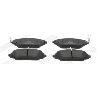 Jeu de 4 plaquettes de frein avant JURID 573958J