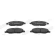 Jeu de 4 plaquettes de frein avant JURID 573967J - Visuel 1