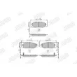 Jeu de 4 plaquettes de frein avant JURID 573967J - Visuel 2