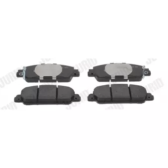 Jeu de 4 plaquettes de frein avant JURID 573970J