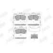 Jeu de 4 plaquettes de frein avant JURID 573975J - Visuel 2