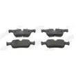 Jeu de 4 plaquettes de frein avant JURID 573977J - Visuel 1