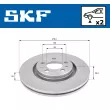 Jeu de 2 disques de frein avant SKF VKBD 80021 V2 - Visuel 2