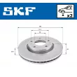 Jeu de 2 disques de frein avant SKF VKBD 80029 V2 - Visuel 2