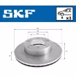Jeu de 2 disques de frein avant SKF VKBD 80035 V1 - Visuel 2