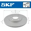 Jeu de 2 disques de frein avant SKF VKBD 80040 V1 - Visuel 2