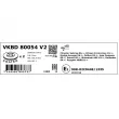 Jeu de 2 disques de frein avant SKF VKBD 80054 V2 - Visuel 3