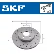 Jeu de 2 disques de frein avant SKF VKBD 80068 V1 - Visuel 2