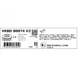 Jeu de 2 disques de frein avant SKF VKBD 80074 V2 - Visuel 3