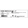 Jeu de 2 disques de frein avant SKF VKBD 80076 S2 - Visuel 3