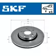 Jeu de 2 disques de frein avant SKF VKBD 80077 V1 - Visuel 2